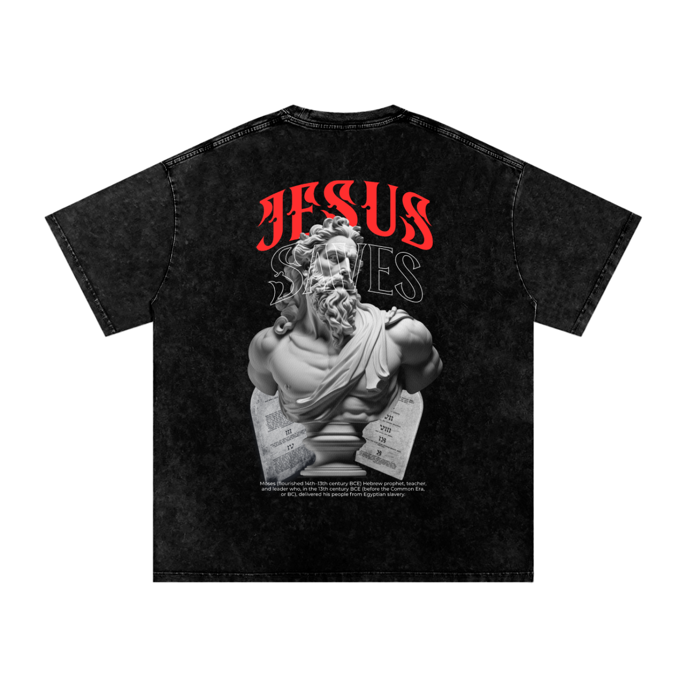 Jesus Saves Washed T-Shirt